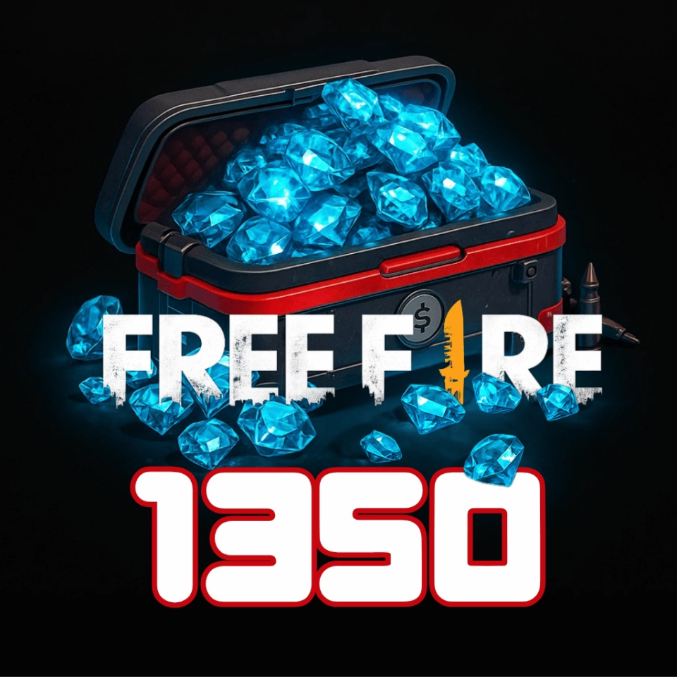 Free Fire 1350 Elmas