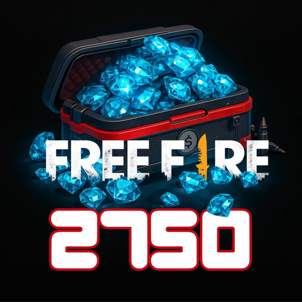 Free Fire 2750 Elmas