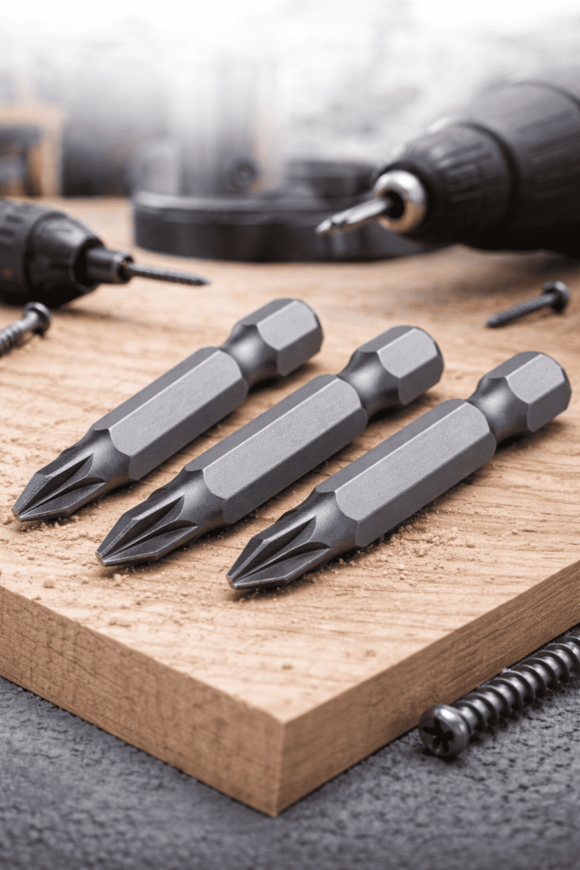 3 Adet 50 mm Yıldız Uçlu Tornavida Bits PZ2 Set (1077)