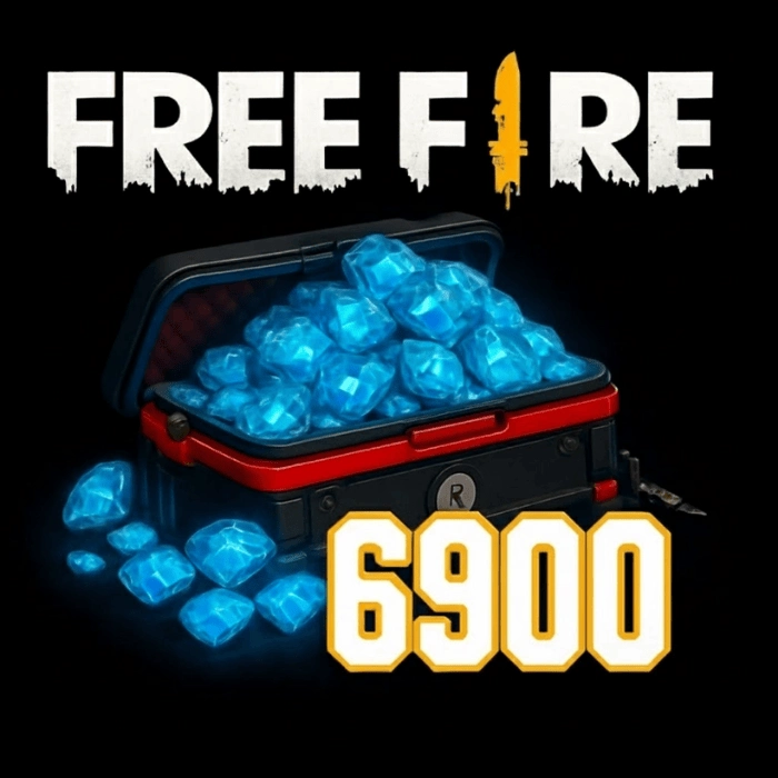 Free Fire 6900 Elmas Global