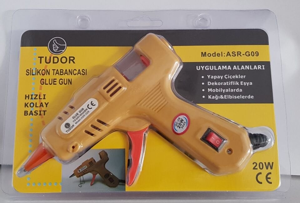 Sıcak Silikon Tabancası 20W Aç/Kapa Düğmeli Asrg09 (1077)