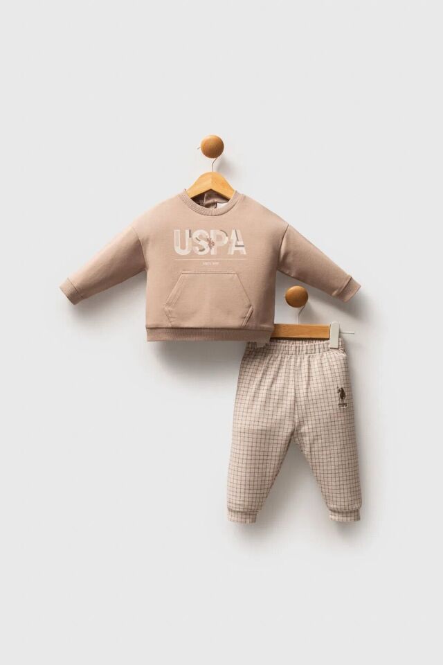 U.S. Polo Assn 2 li Takım USB2578 Kum