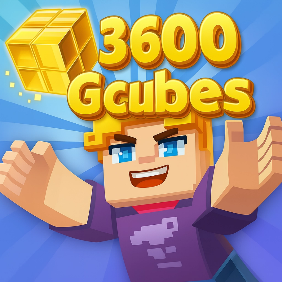 Blockman Go 3600 Gcubes