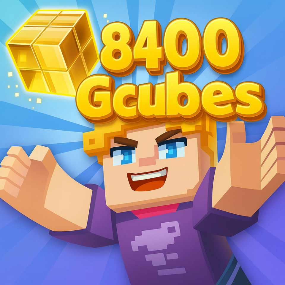 Blockman Go 8400 Gcubes