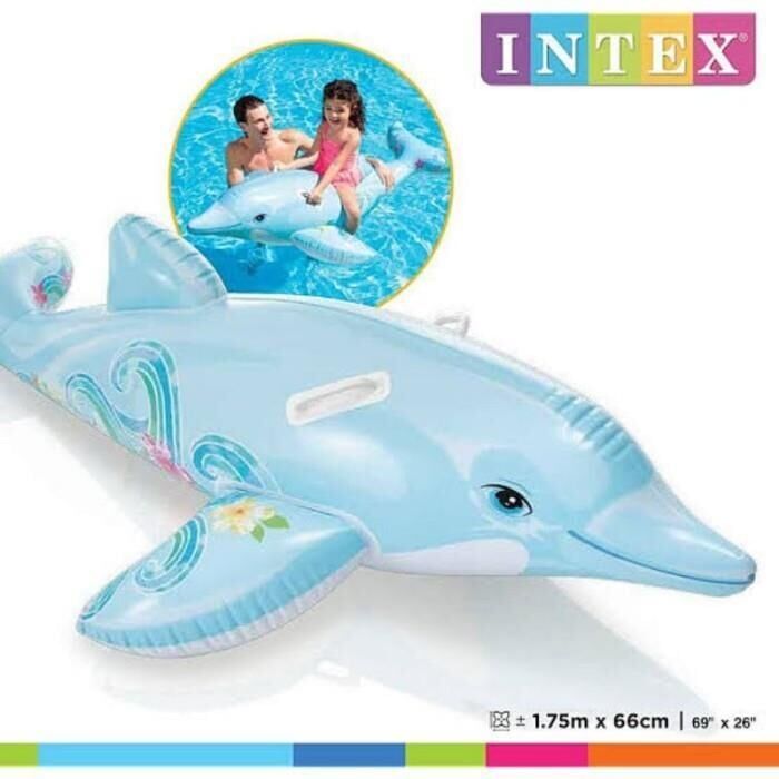 58535 - INTEX - SEVİMLİ YUNUS BINICI 175CM