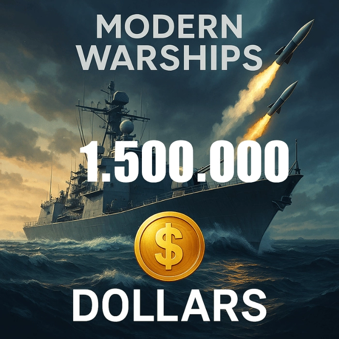 Modern Warships 1.500.000 Dolar