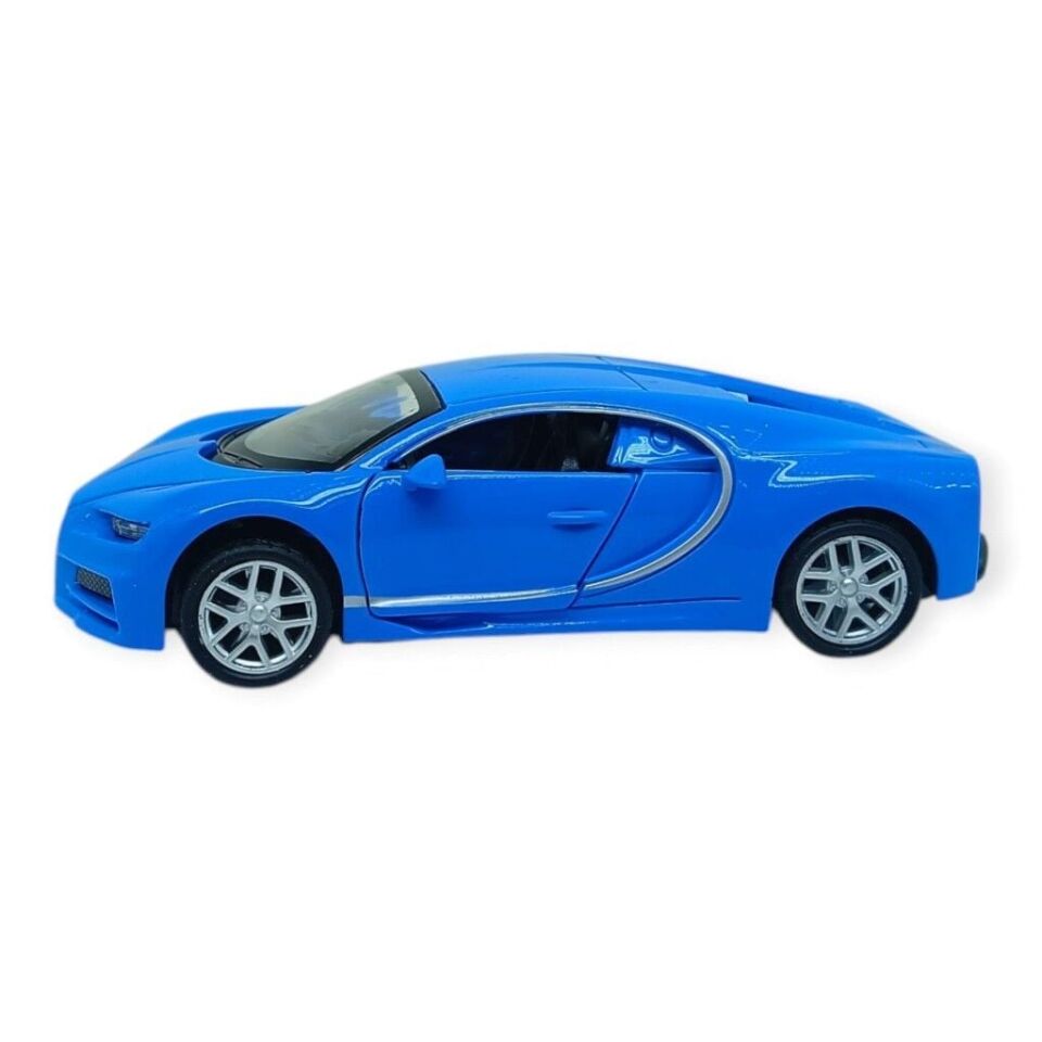 Çek Bırak Metal 12 Cm Model Araba - Mavi