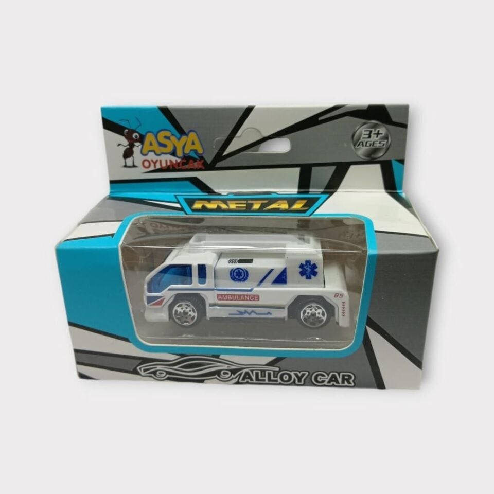 Küçük Metal Sağlık Hizmetleri Araçları 7 Cm - Merdivenli