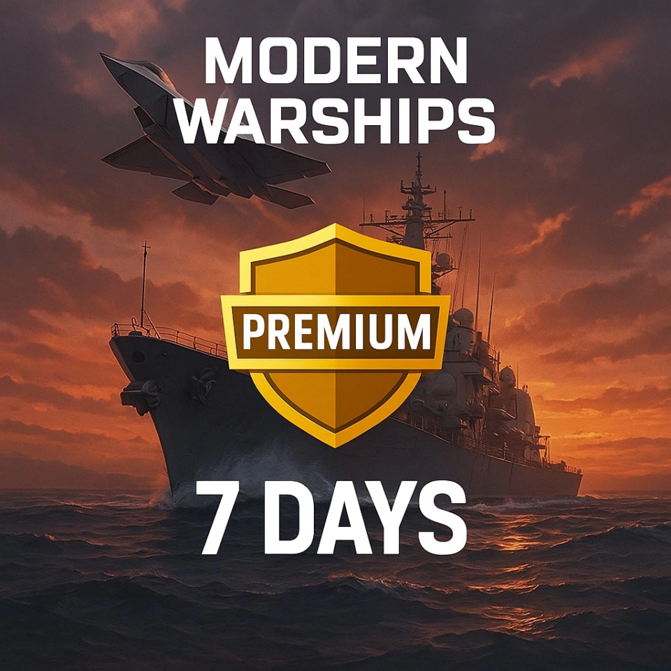 Modern Warships Premium Account -7 Gün