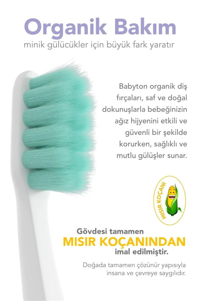 Babyton Bio Ultra Yumuşak Çocuk Diş Fırçası Fil Fil