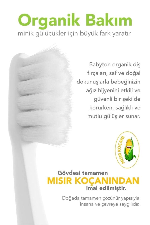 Babyton Bio Ultra Yumuşak Çocuk Diş Fırçası Panda Panda