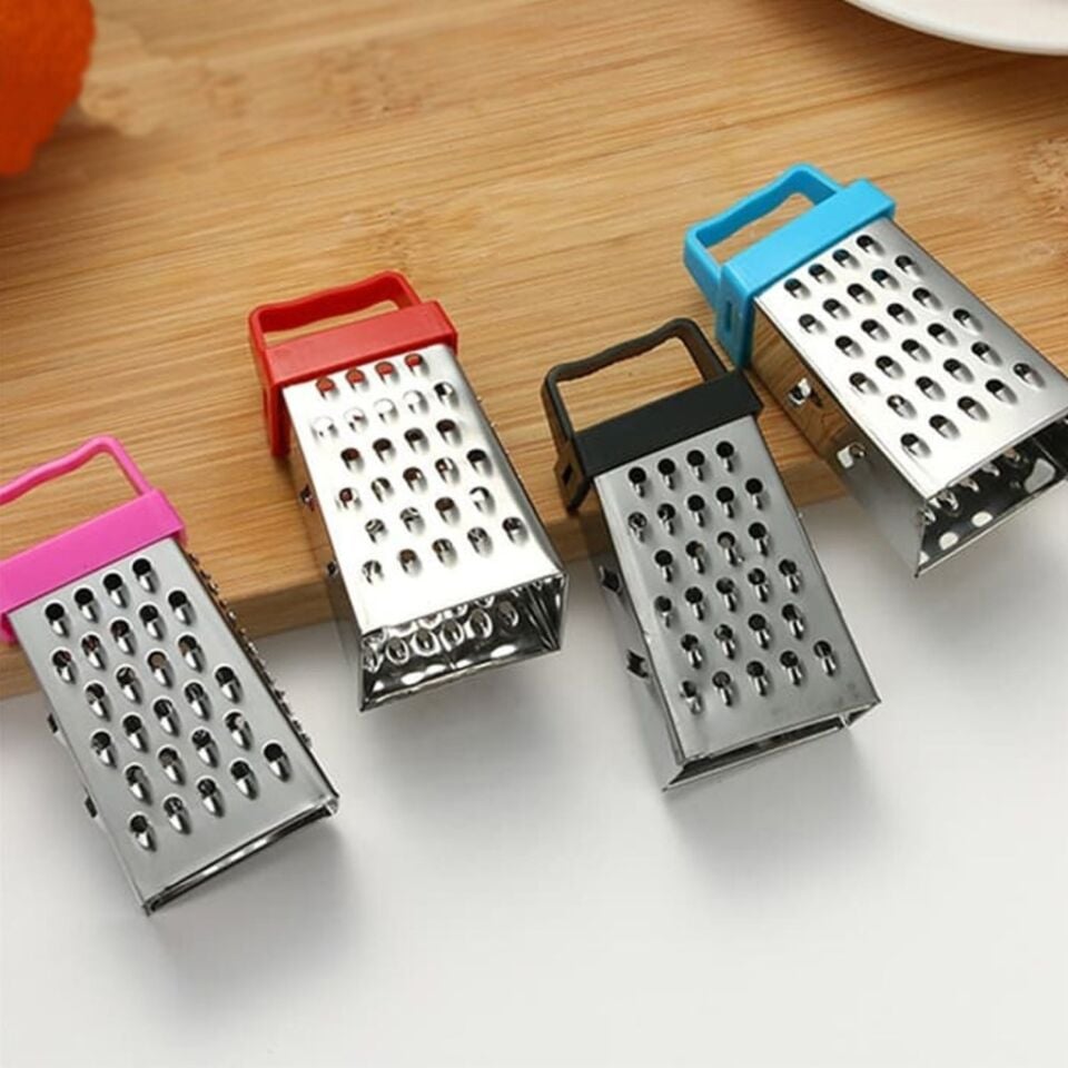 3 Fonksiyonlu Mıknatıslı Mini Sarımsak Peynir Rendesi 8 Cm (1077)