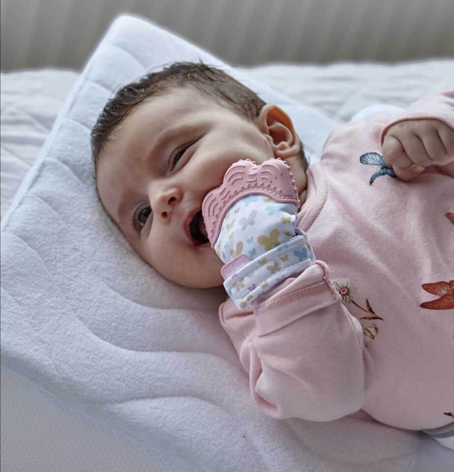 BabyJem Diş Kaşıyıcı Eldiven 526 Pembe Pembe