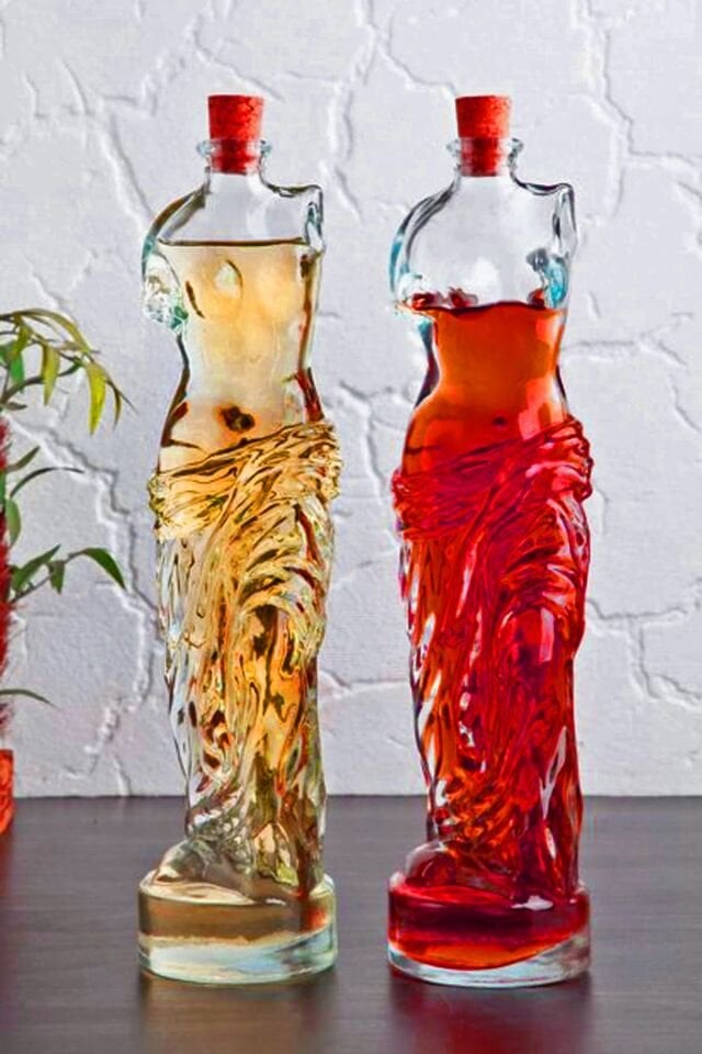 Venüs Yağdanlık  Kadın Figürlü Sirkelik Sosluk 200 Ml 2Li Set (1077)