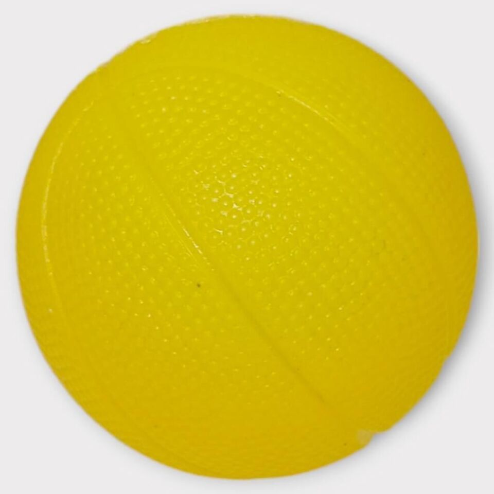 Köpek Oyuncağı - Plastik Düdüklü Top - Sarı