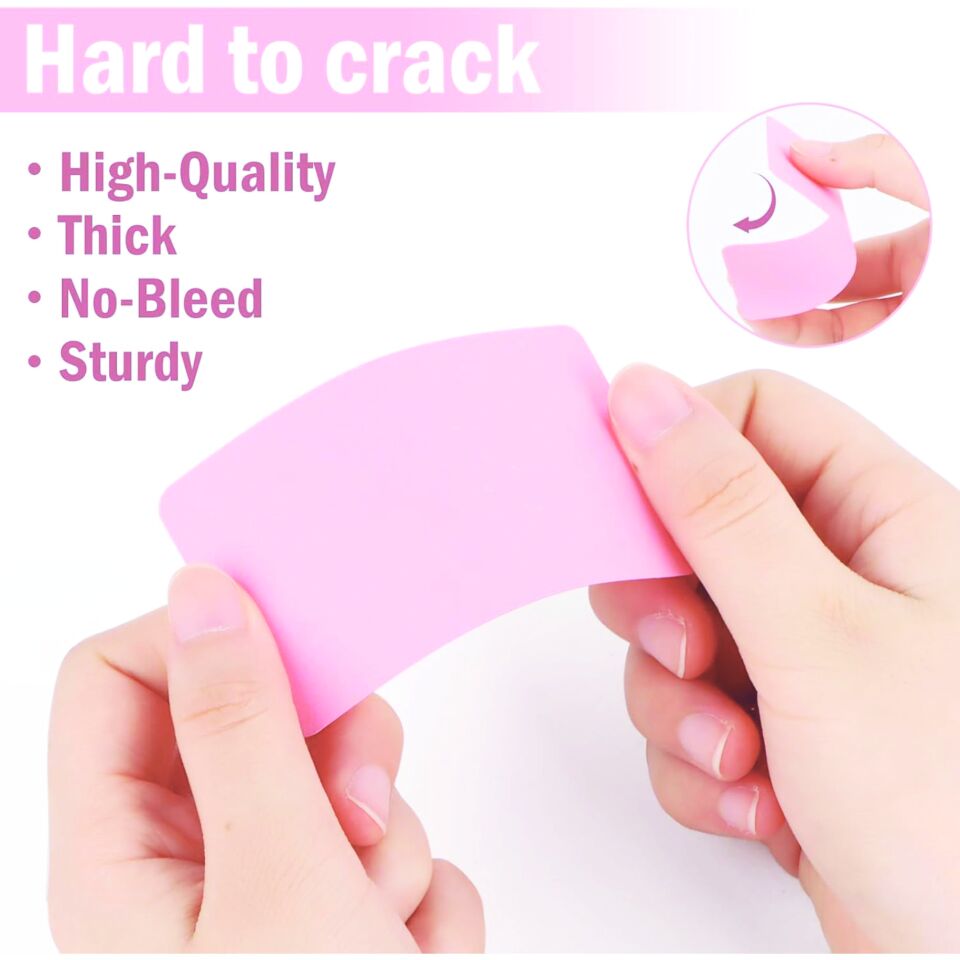Boş Kelime Kartları 5x8 cm - 50 Adet Oval Kenarlı | Tabu & Not Kartları - Yeşil