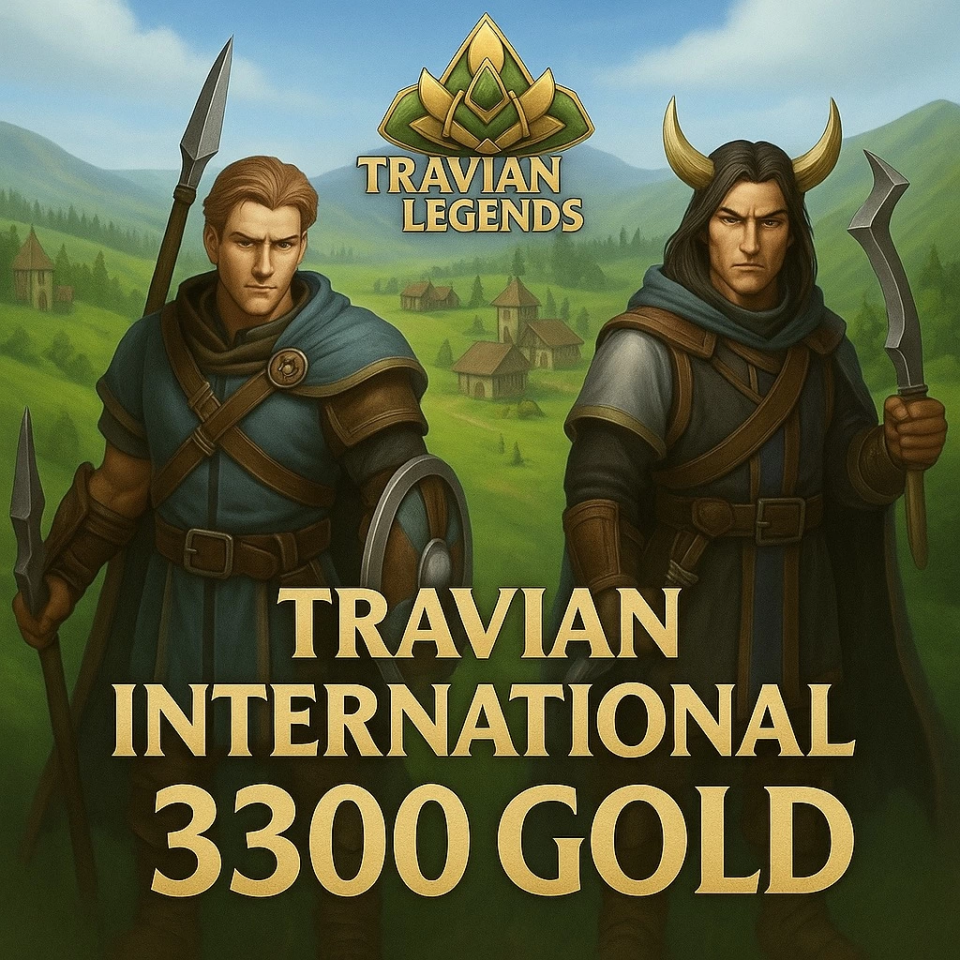Travian Legends International 3300 Gold