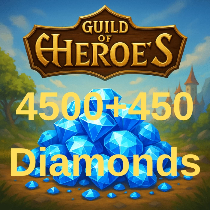 Guild Of Heroes 4500 + 450 Elmas