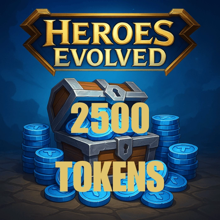 Heroes Evolved 2500 Tokens