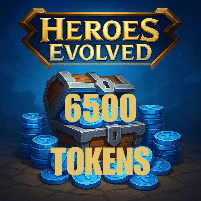 Heroes Evolved 6500 Tokens