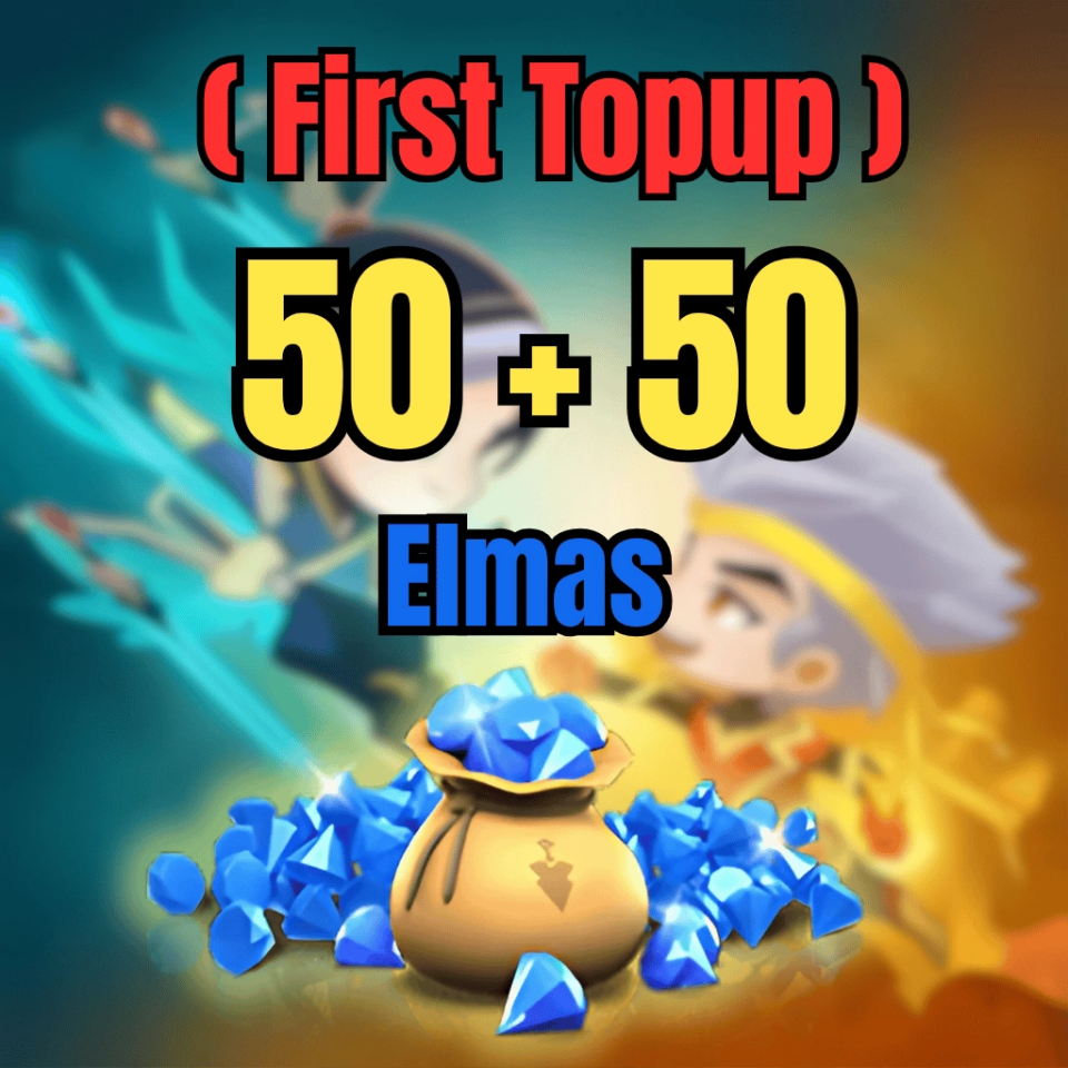 Magic Chess: Go Go 50 + 50 Elmas ( First Top up )