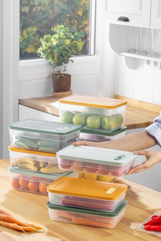 Tupper Model  Vakumlu  Mikrodalga Buzluk Saklama Kabı 5Lt (1077)