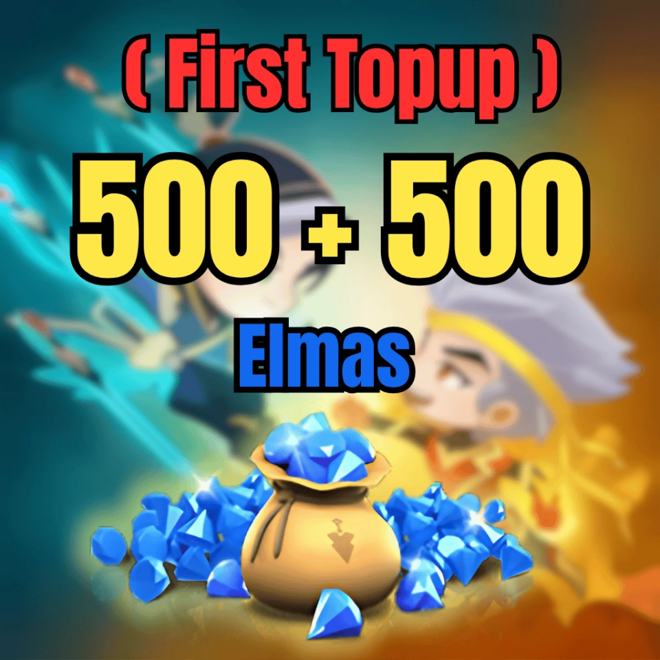 Magic Chess: Go Go 500 + 500 Elmas ( First Topup )