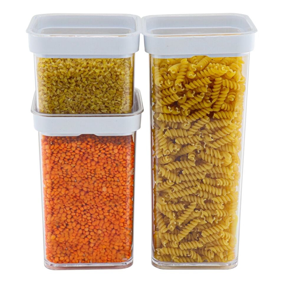 Vakumlu Kare Saklama Kabı  0,50 Litre (1077)