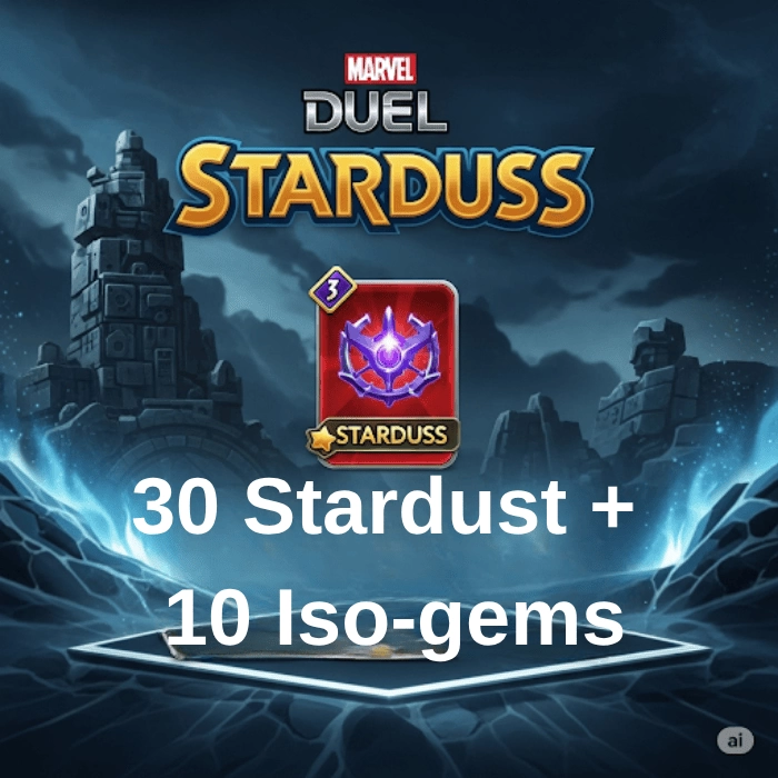 Marvel DUEL 30 Stardust + 10 Iso-gems