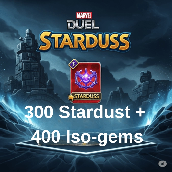Marvel DUEL 300 Stardust + 400 Iso-gems