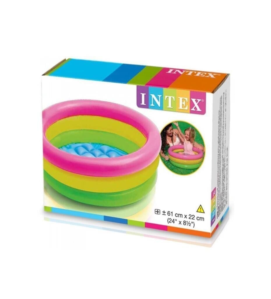 57107 - INTEX - HAVUZ 3 RENKLİ ŞİŞME 61 X 22 CM