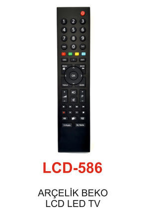 Arçelik  Beko Lcd  Led Tv Kumandası  Lcd 586 (1077)