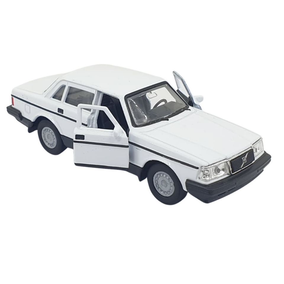 1:32 Volvo 240 GL Çek Bırak -Araba -  43784-BEYAZ