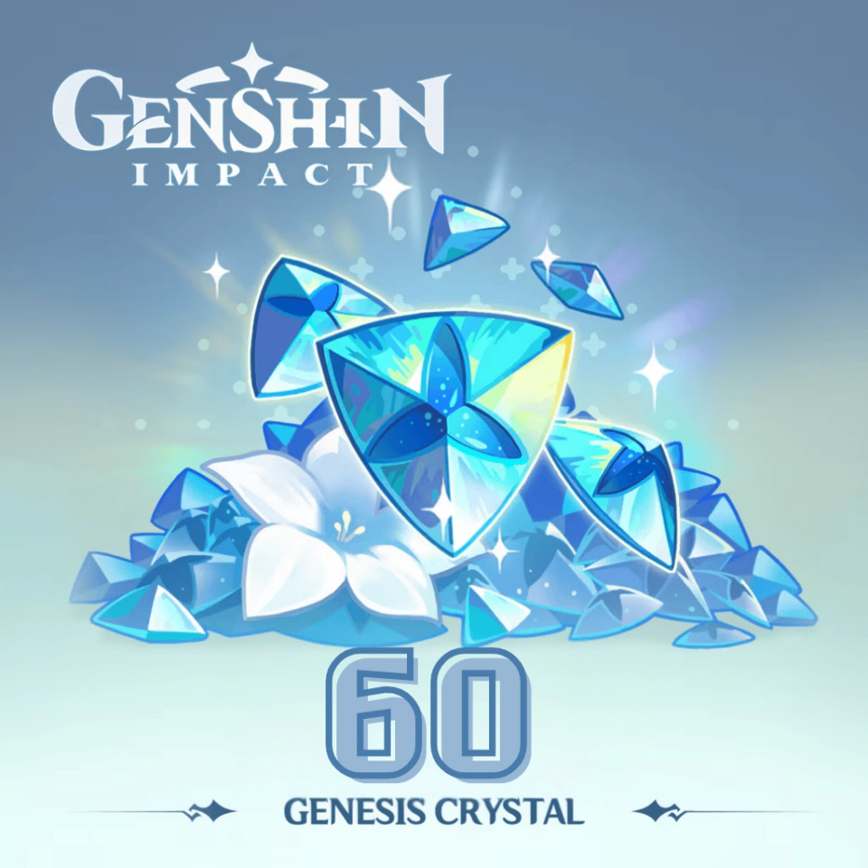 Genshin Impact 60 Genesis Crystals