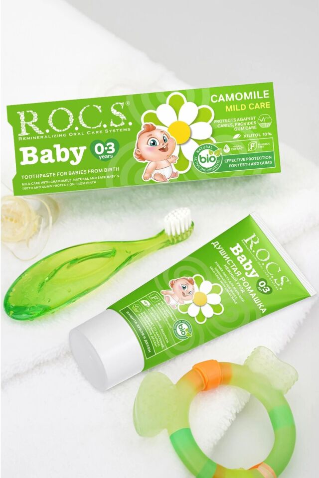R.O.C.S.Baby Diş Macunu 35ml 0-3 Yaş Papatya Papatya