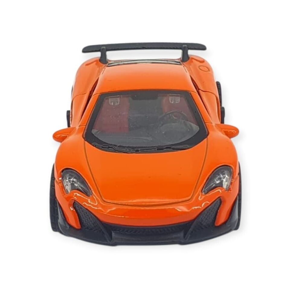 Çek Bırak Araba Metal - 3661C- Turuncu