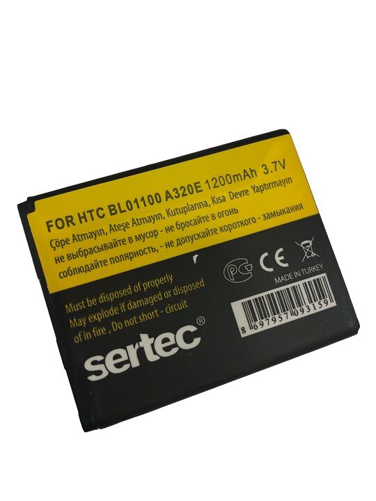 Htc   A320E / Desire C / Bas850 Uyumlu Batarya (1077)