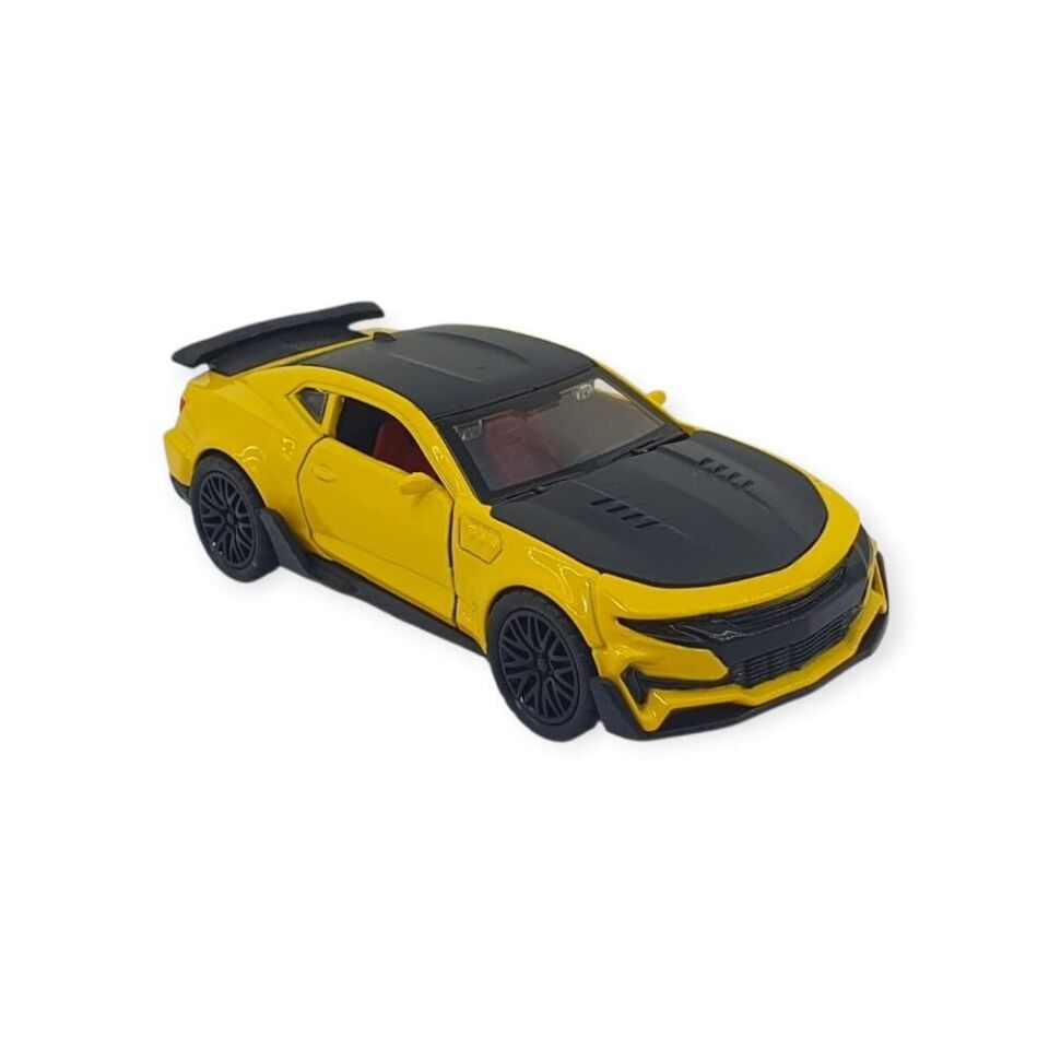 Çek Bırak Araba Metal - 3611C - Sarı