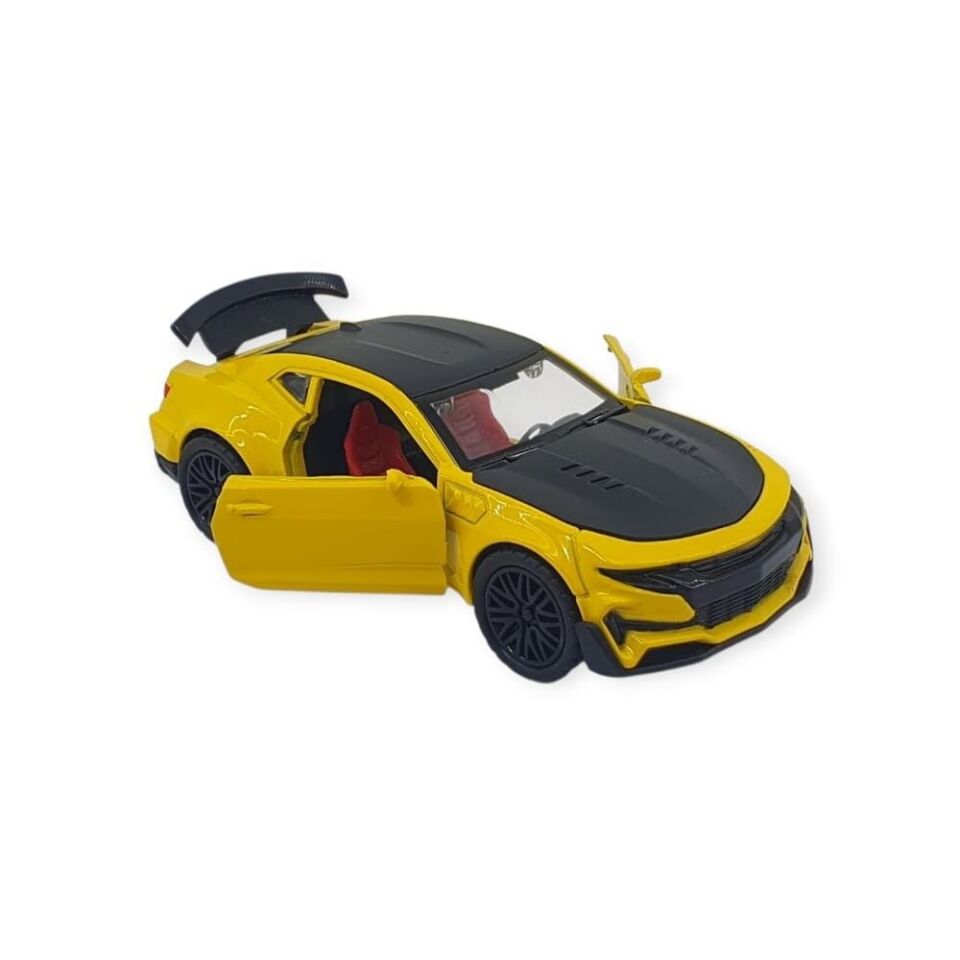 Çek Bırak Araba Metal - 3611C - Sarı