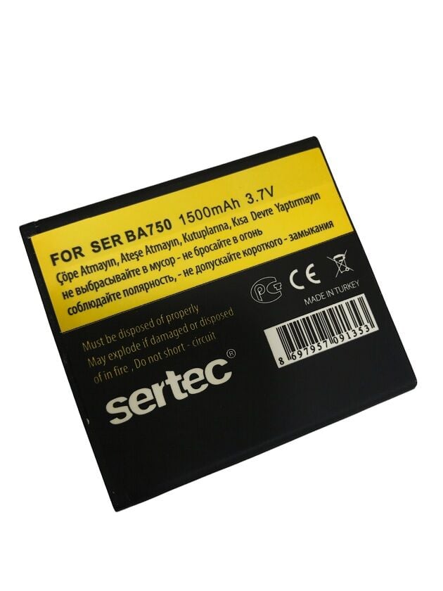 Sony / Eri̇cson  Srba750 Uyumlu Batarya (1077)
