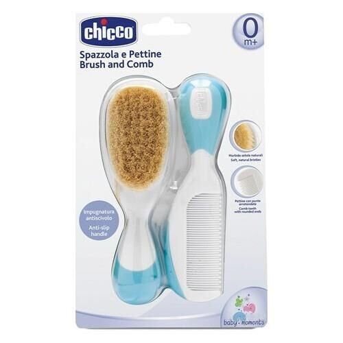 Chicco Fırça ve Tarak Seti Mavi Mavi