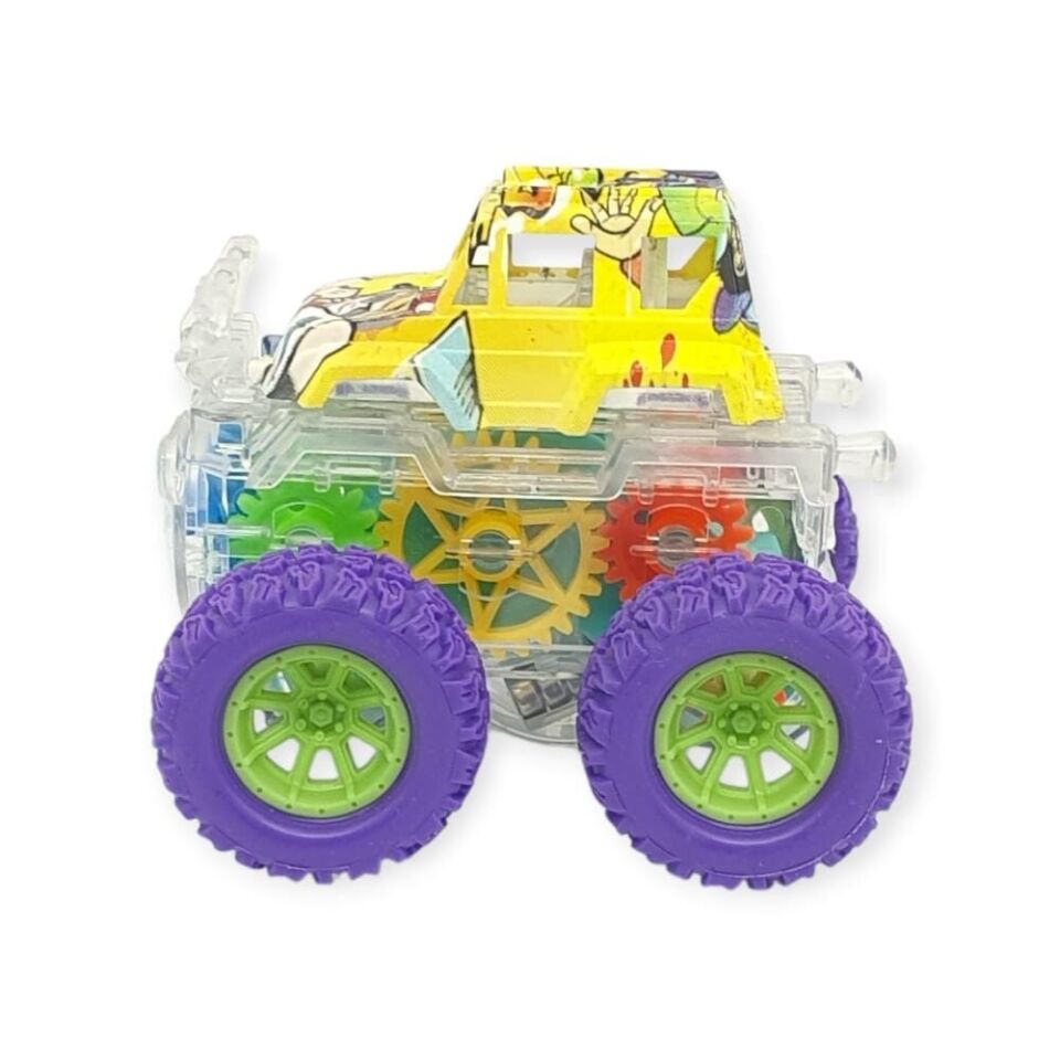 Sürtmeli Işıklı Off-Road Aracı  - 7310 - Mor