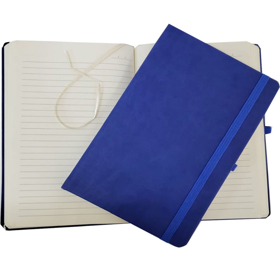 Mavi Renk Termo Deri Defter