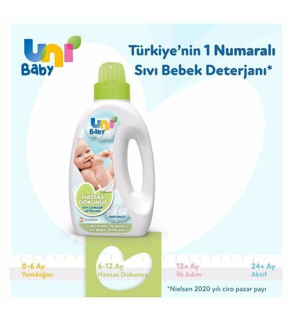 Uni Baby Hassas Dokunuş Sıvı Çamaşır Deterjanı 1500ml