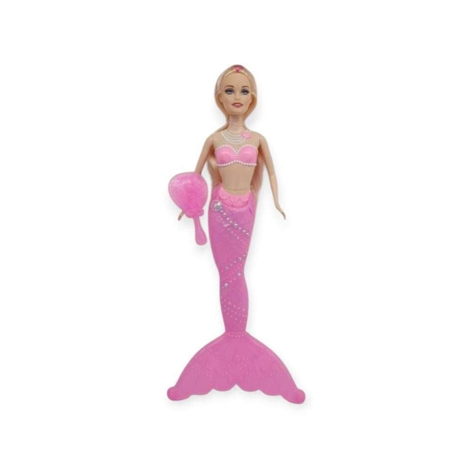 Deniz Kızı Işıklı Bebek - 2348/1-3 - Pembe