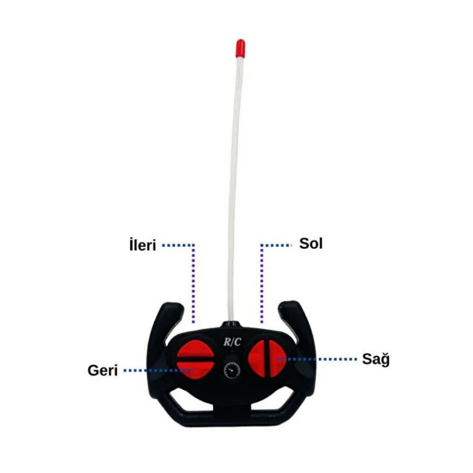 Uzaktan Kumandalı Şarjlı Off - Road Aracı U/K 1/12 - Kırmızı