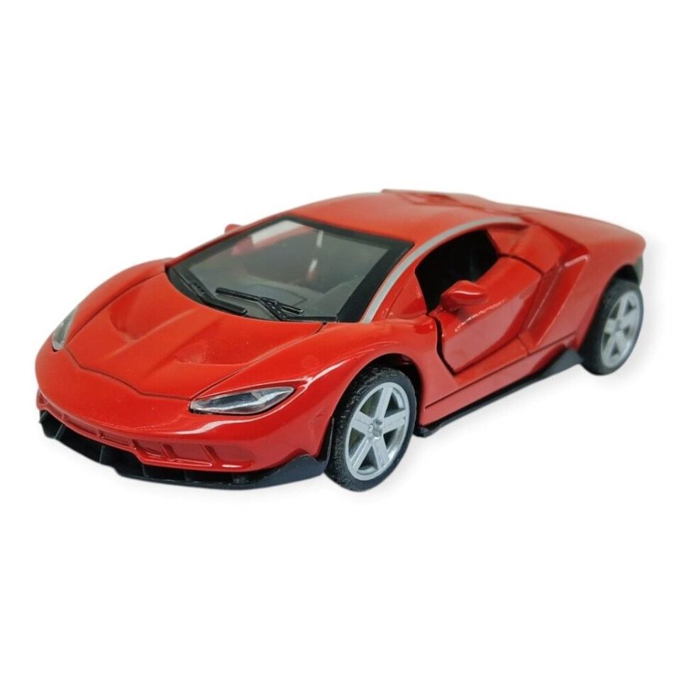 Çek Bırak Metal Arabalar 12 cm - 6632-40 - Kırmızı