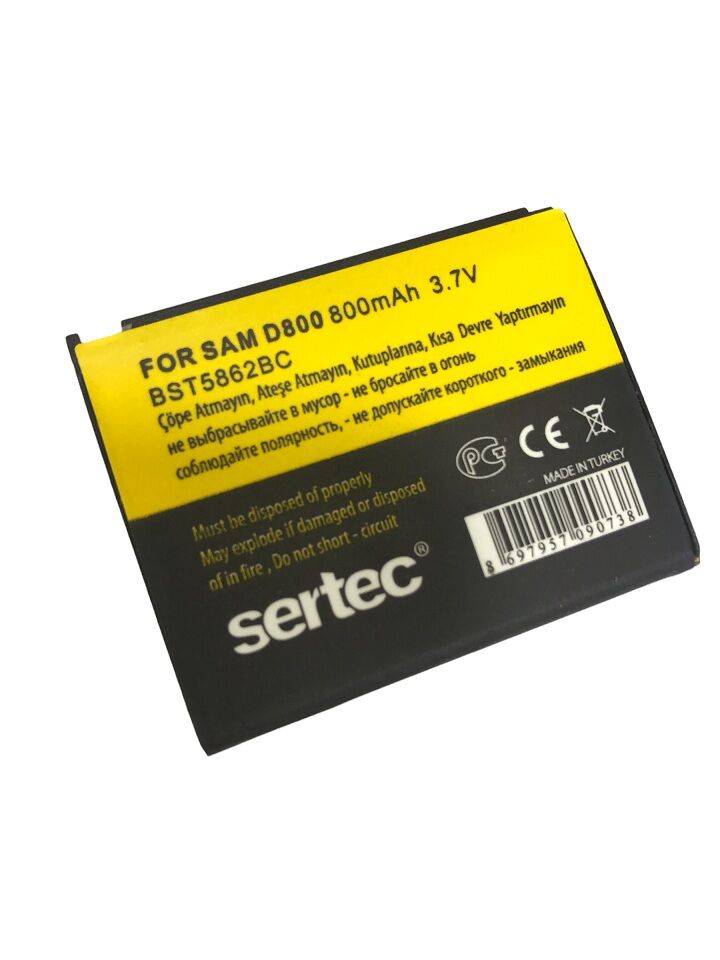 Samsung D808/D800 Uyumlu Batarya (1077)