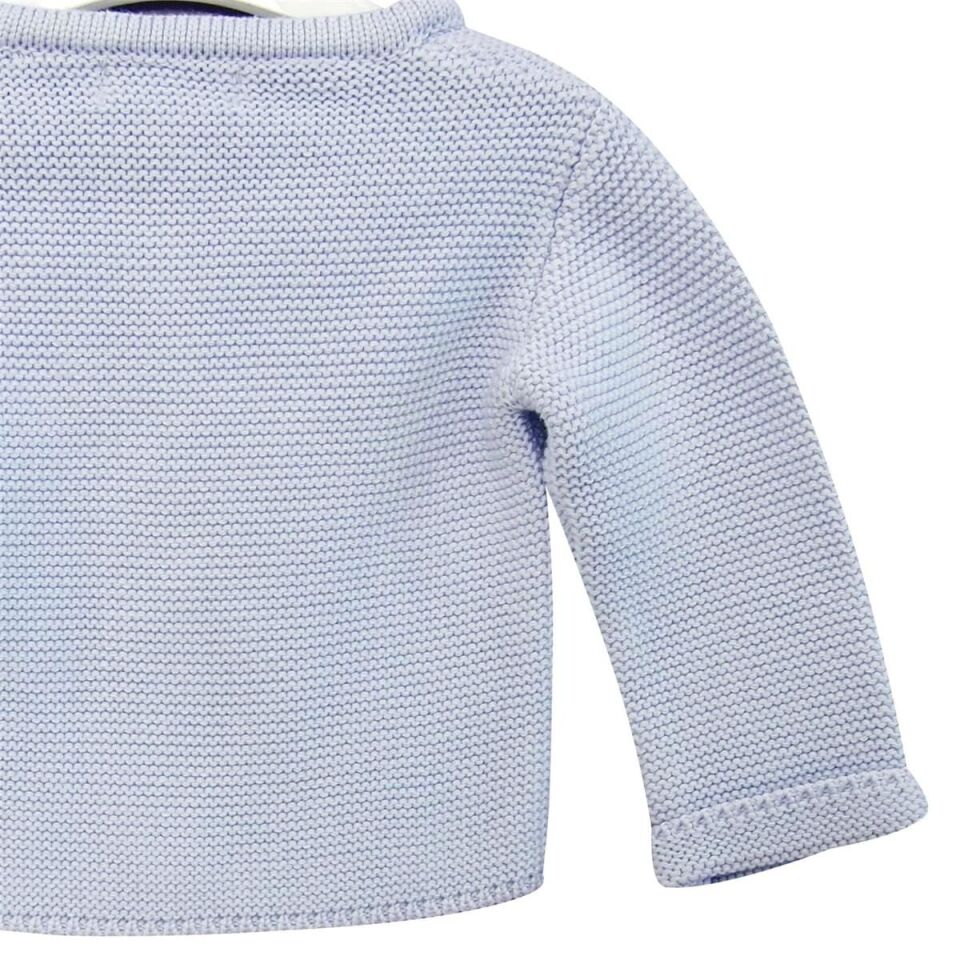 Andywawa AC24333 Basic Bebe Ceket Blue Blue - 18-24 Ay